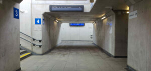 Podchod na nádraží v Čelákovicích