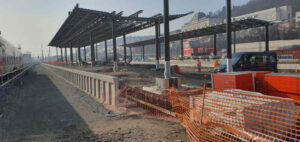 Prohlídka staveniště nádraží na Smíchově