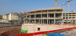 Prohlídka staveniště nádraží na Smíchově