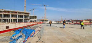 Prohlídka staveniště nádraží na Smíchově