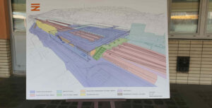 Plán finálního stavu nádraží na Smíchově