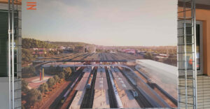 Vizualizace finálního stavu smíchovského nádraží