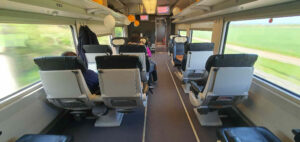 Talgo Leo Express sedadla