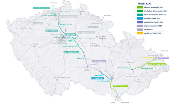 Posuzování vlivů na životní prostředí – proces EIA (Správa železnic, státní organizace)