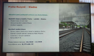 Prezentace Správy železnic: Stavba Ruzyně - Kladno
