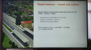 Modernizace a elektrifikace do Českých Velenic
