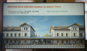Rekonstrukce stanice v Táboře
