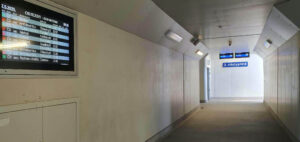 Podchod na nádraží v Týništi nad Orlicí