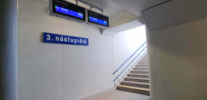 Podchod na 3. nástupiště v Týništi nad Orlicí