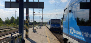 3. nástupiště na nádraží v Týništi nad Orlicí