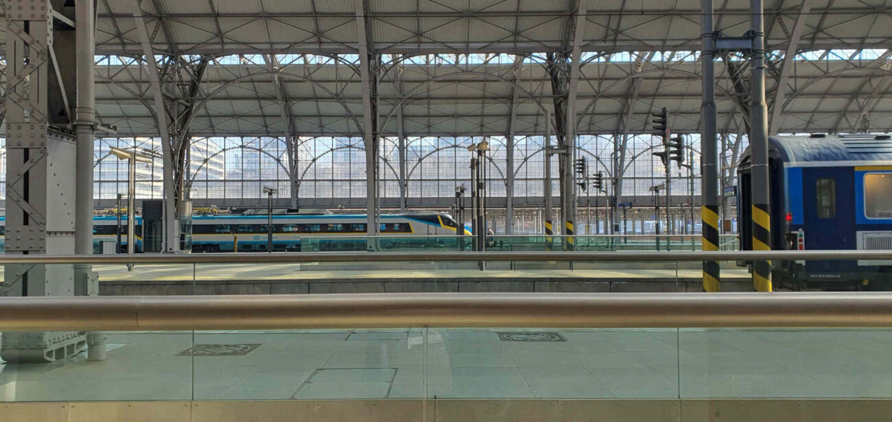 Praha hlavní nádraží, jedno z mnoha českých nádraží, kam budu zajíždět vlaky po vysokorychlostní trati