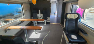 Business vůz v soupravě Leo Express Talgo