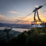 Zažijte nezapomenutelnou večeři při letním západu slunce v lanovce na Rigi, , zdroj archiv Rigi Bahnen