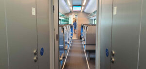 Dveře na záchod ve voze ComfortJet BRmpz 882