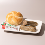 Klobása z Hödlu ve Vídni s možností nápoje za zvýhodněnou cenu z letní nabídky rakouských jídelních vozů
