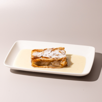Nový jablečný štrúdl z vlastní cukrárny DoN Patisserie v Linci z letní nabídky rakouských jídelních vozů