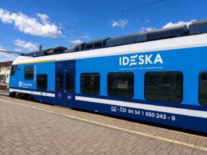 RegioPanter ČD v barvách jihočeské integrované dopravy IDESKA