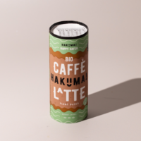 Studené Hakuma Bio Caffé Latte z letní nabídky rakouských jídelních vozů