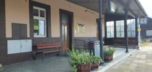 Čekárna a služby na nádraží Litovel předměstí