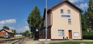 Příjezd a parkování u nádraží Litovel předměstí
