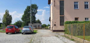 Příjezd a parkování u nádraží Litovel předměstí