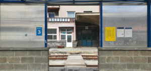 Nádraží Velké Meziříčí, nástupiště u koleje 3